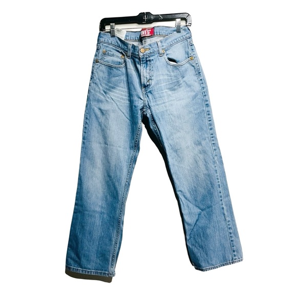 Levi's 514 Slim Straight Relaxed Fit Light Blue Jeans 32 x 27 Vintage Fit Jeans - Picture 1 of 10
